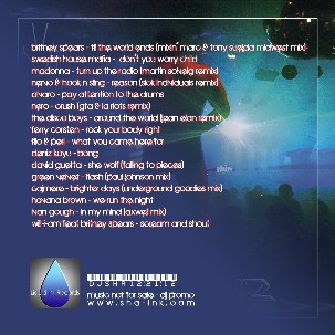 back art cover for dj sha 122112 with track listings