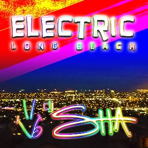 front art cover for dj sha electric long beach
