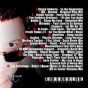 back art cover for deejay sha the foundation part 1 with track listings